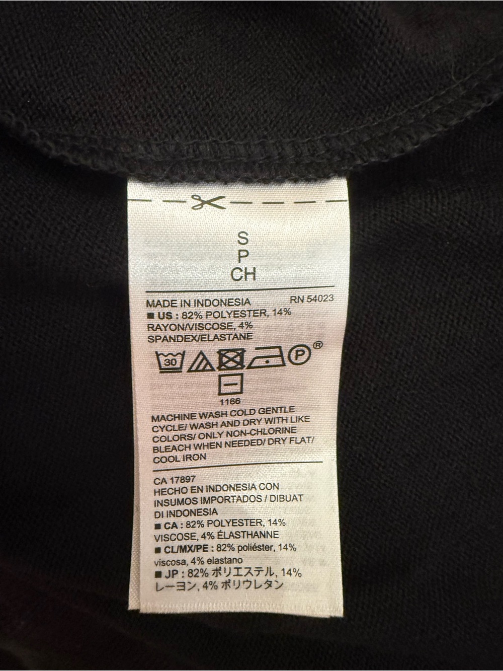Old Navy Black Long-Sleeve Cowl Neck Dress size small - Picture 5 of 6